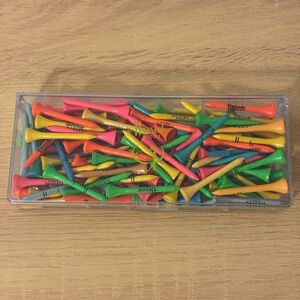 Harrods Neon Golf Tees Set